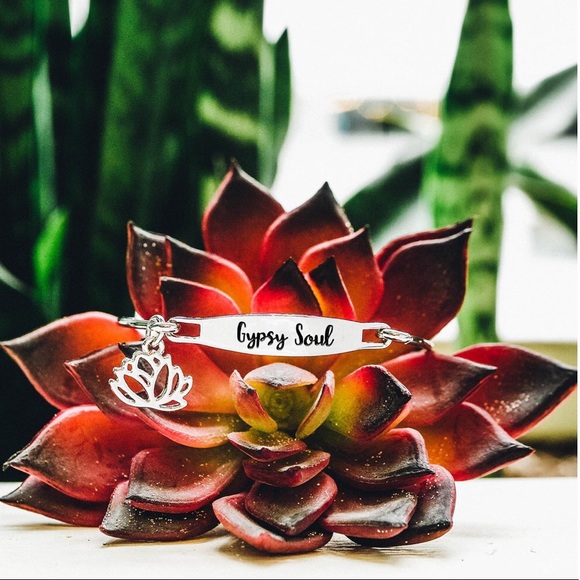 Boutique Jewelry - Gypsy Soul Lotus Stainless Bracelet